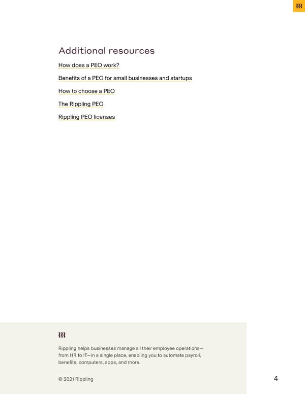 PEO Compliance Program - Page 4